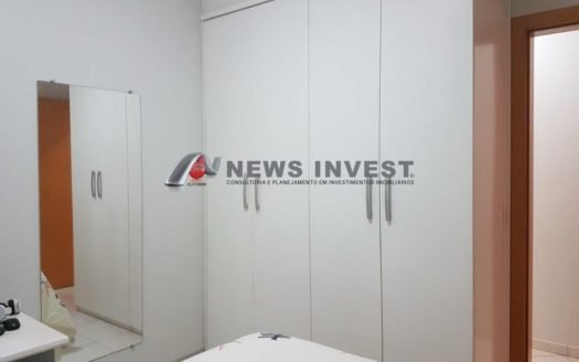 RES. IMPRENSA I com 2 quartos – 02 vagas de garagem – andar alto – vista livre