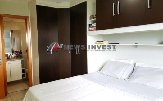 RES. IMPRENSA I com 2 quartos – 02 vagas de garagem – andar alto – vista livre